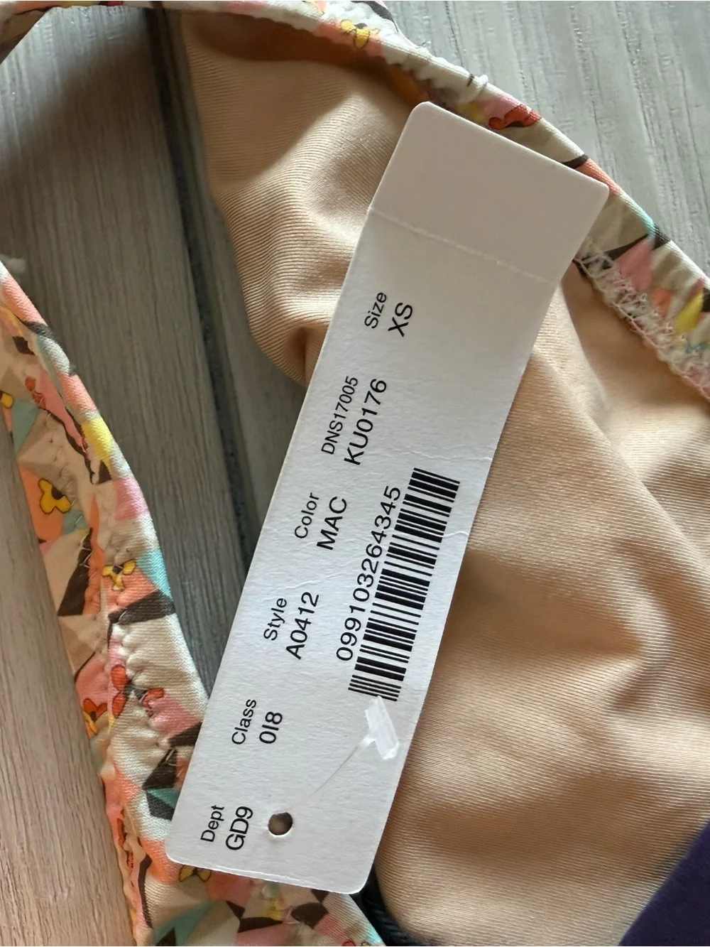 J Crew Kaleidoscope Bikini Orange XS NWT